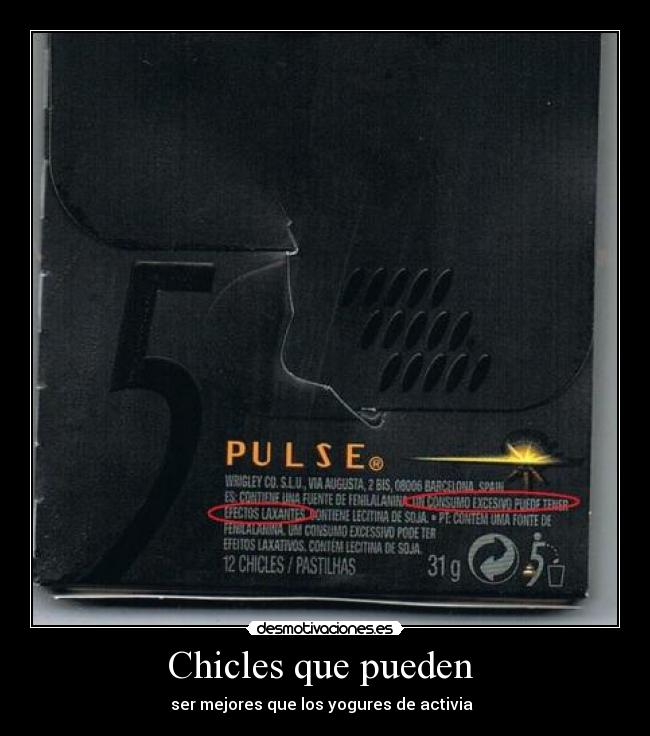Chicles que pueden  - ser mejores que los yogures de activia  