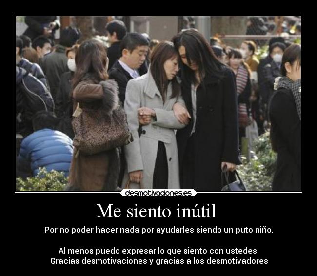 Me siento inútil  - 