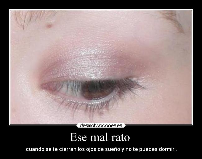 Ese mal rato -