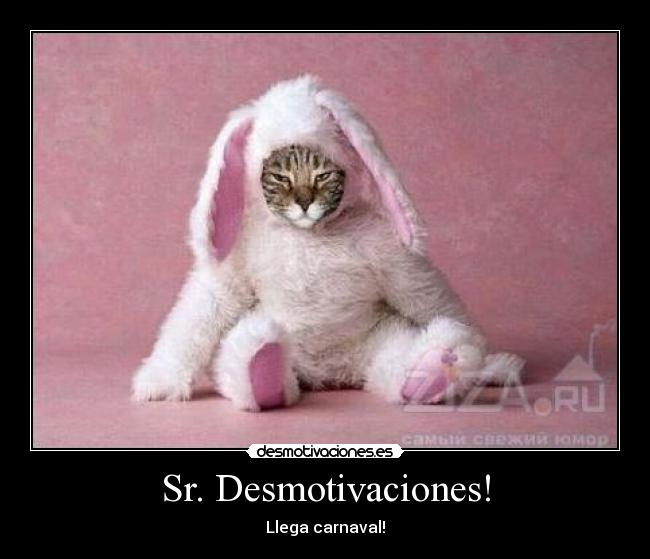 Sr. Desmotivaciones! - Llega carnaval!