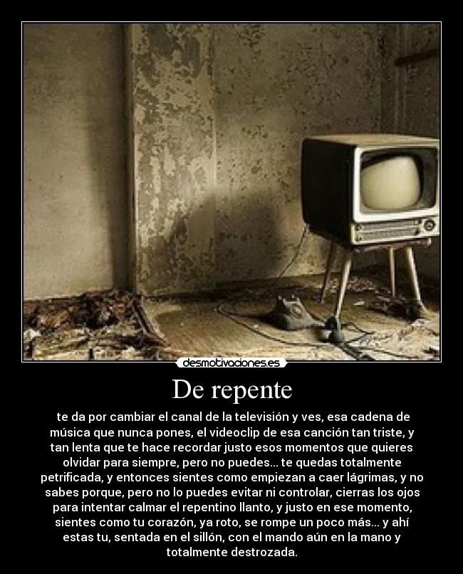 De repente - 