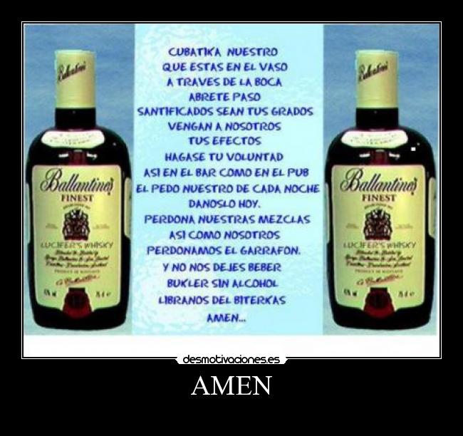 carteles amen desmotivaciones