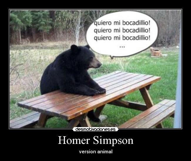 Homer Simpson - version animal