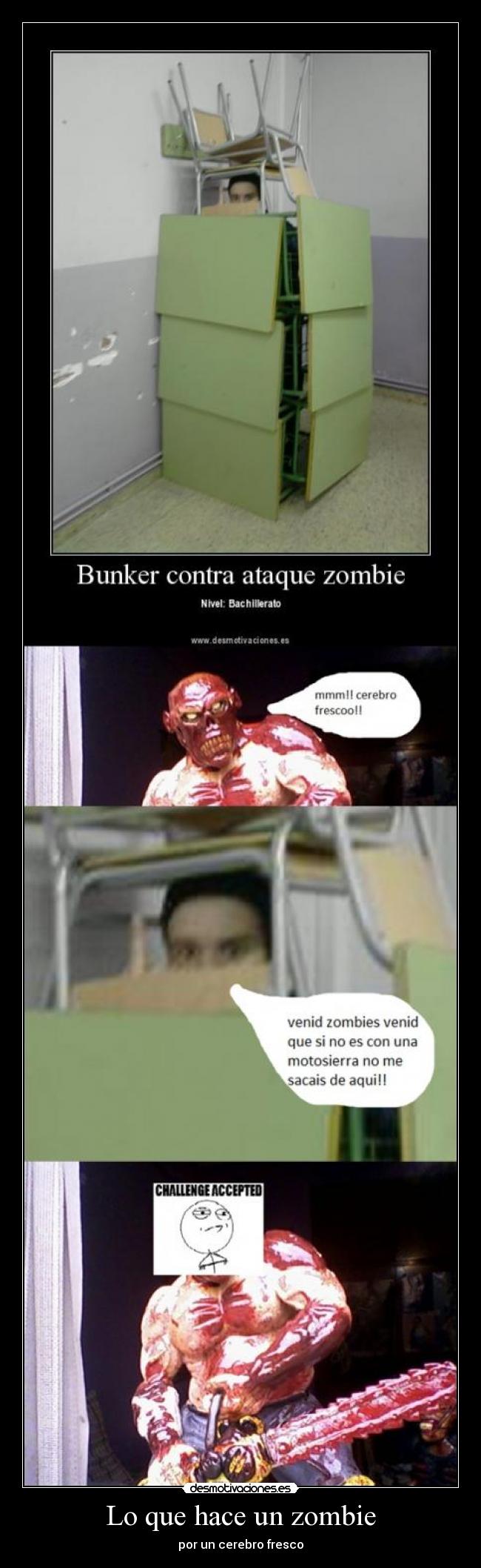 Lo que hace un zombie - por un cerebro fresco