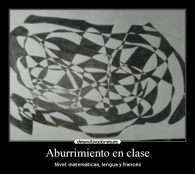 Aburrimiento en clase - 