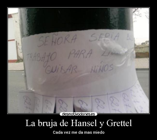 La bruja de Hansel y Grettel -