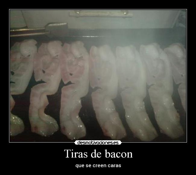 Tiras de bacon -