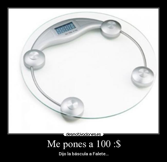 Me pones a 100 :$ -