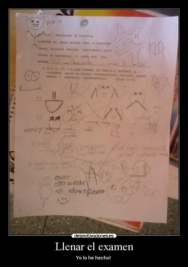 carteles fail examen desmotivaciones