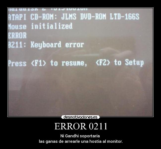 ERROR 0211 - 