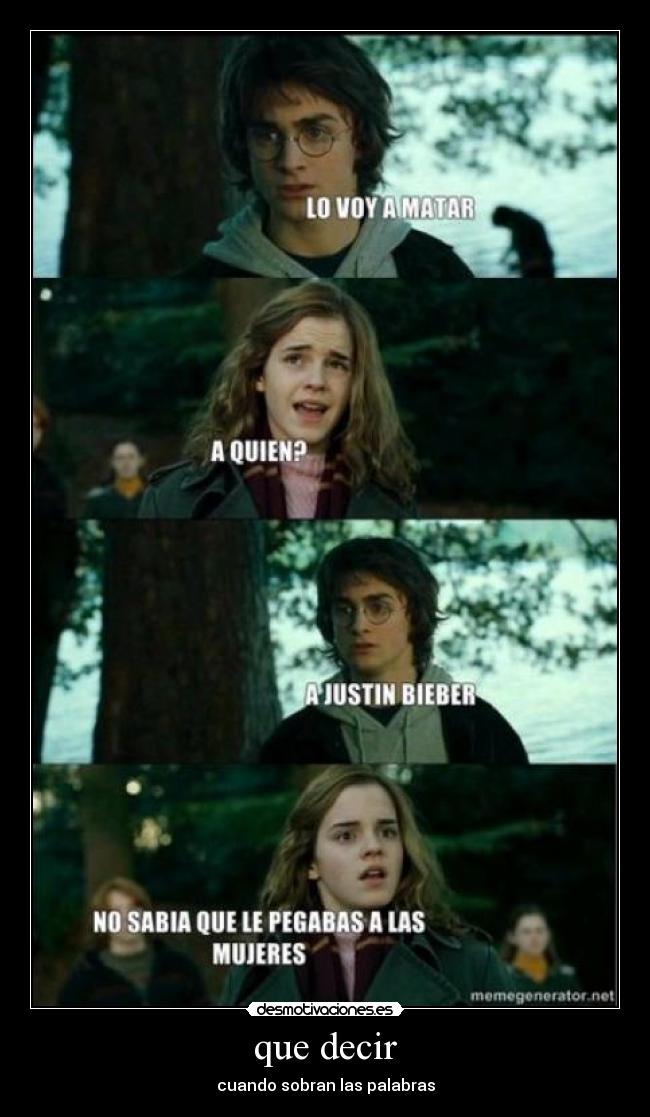 que decir - cuando sobran las palabras