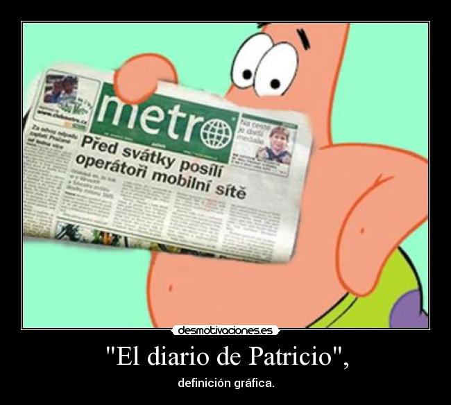 El diario de Patricio, - definición gráfica.