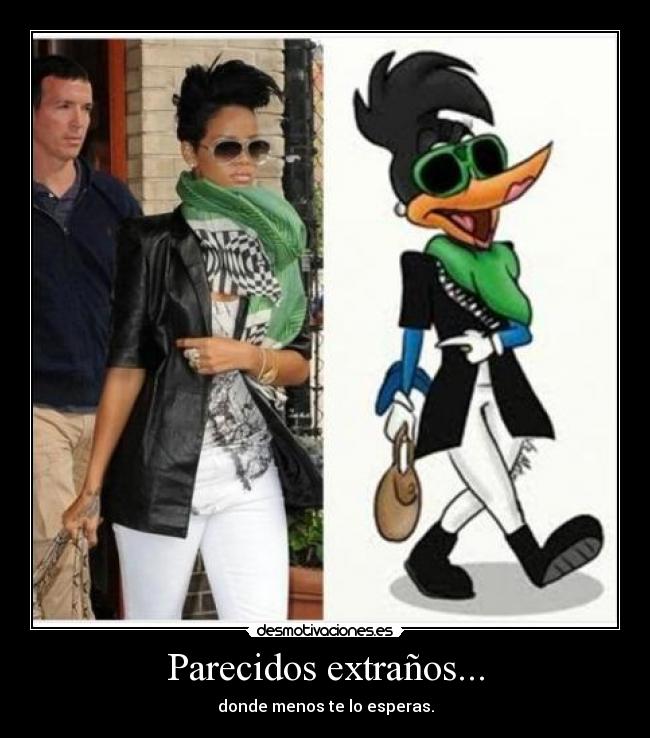 Parecidos extraños... - donde menos te lo esperas.