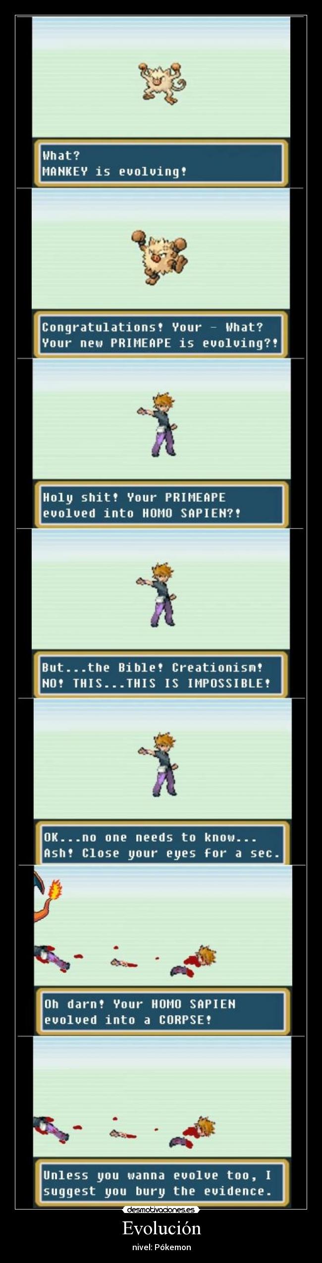 Evolución - nivel: Pókemon