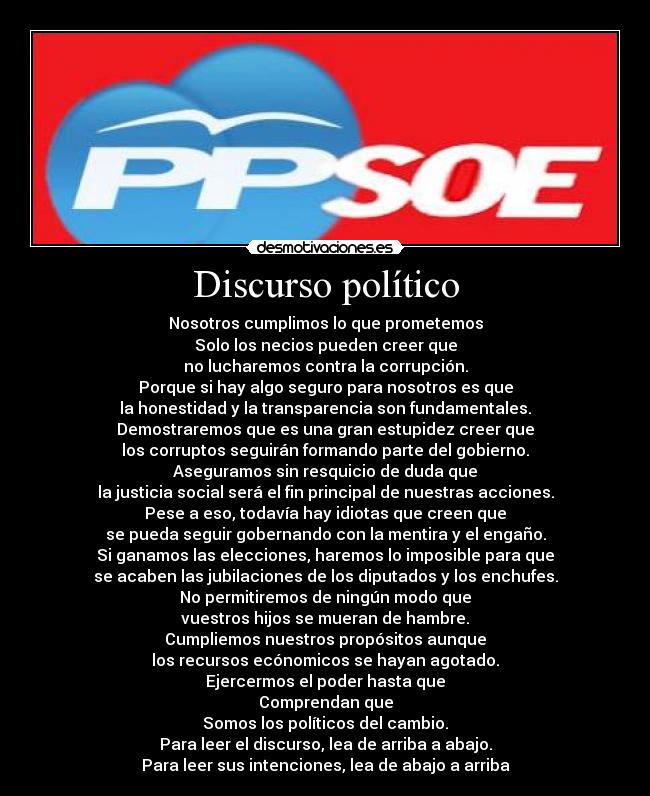 Discurso político -