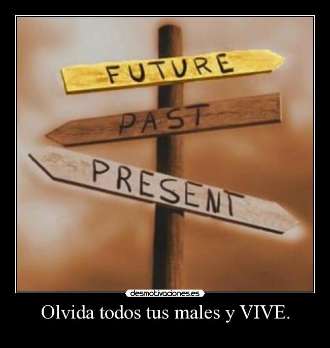 Olvida todos tus males y VIVE. - 