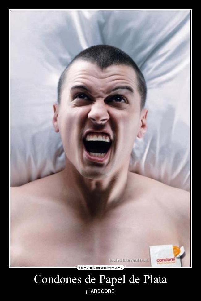 Condones de Papel de Plata - ¡HARDCORE!