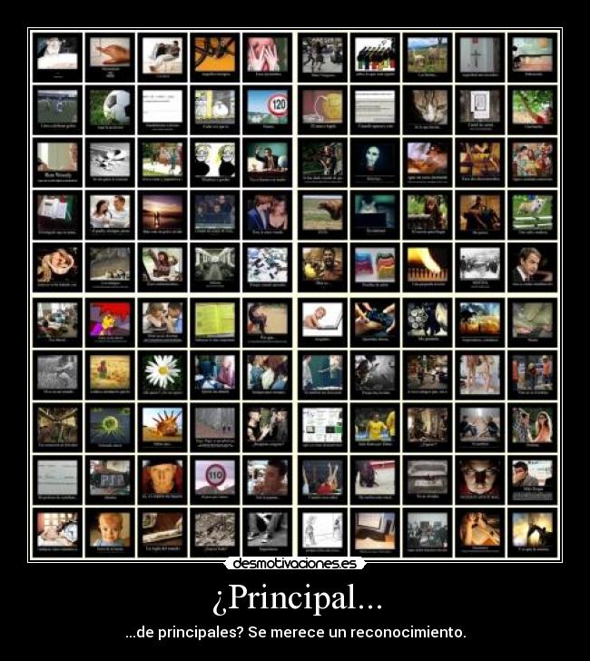 ¿Principal... -