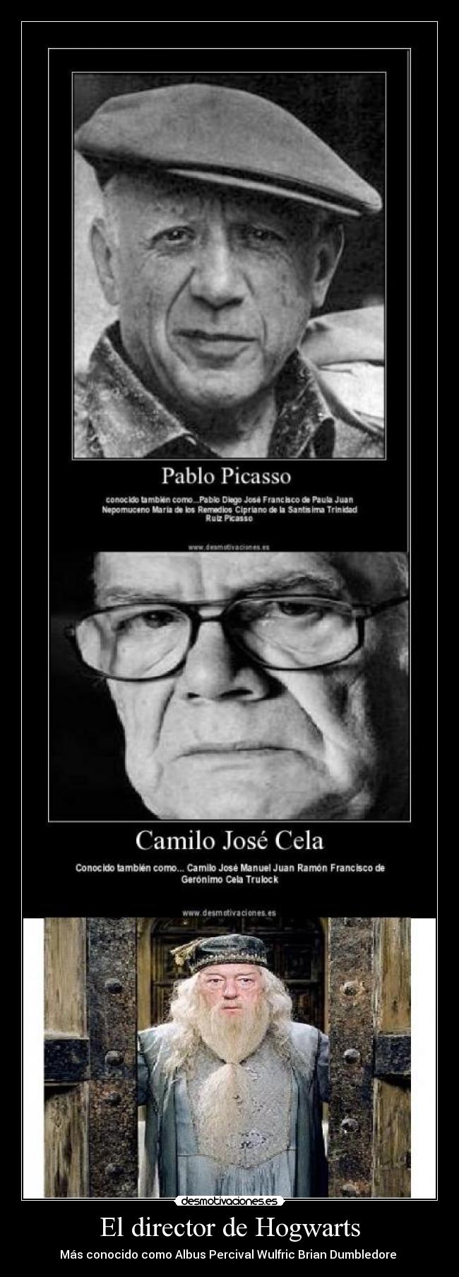 El director de Hogwarts -