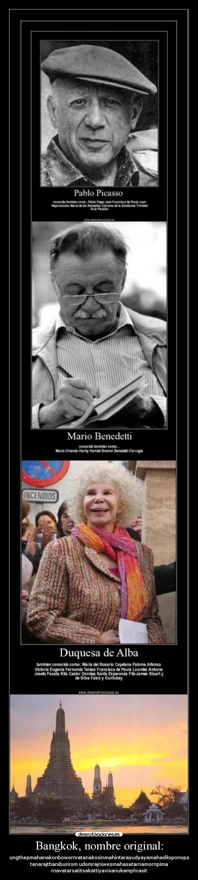 Bangkok, nombre original: -