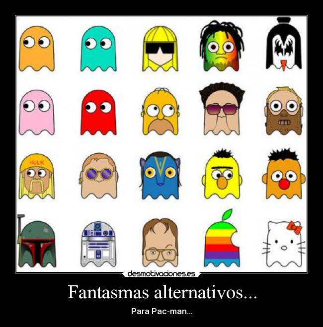 Fantasmas alternativos... - Para Pac-man...