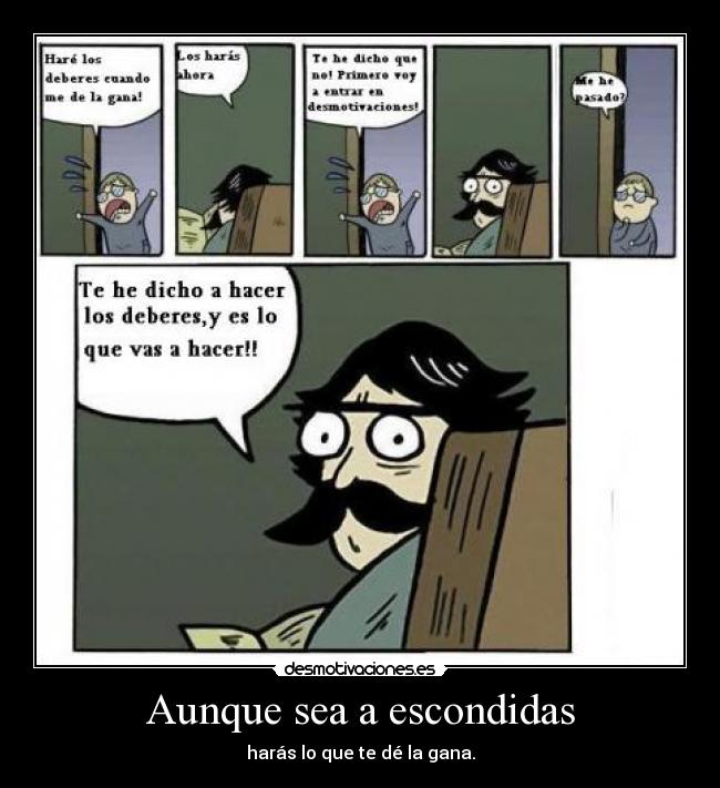 Aunque sea a escondidas - 