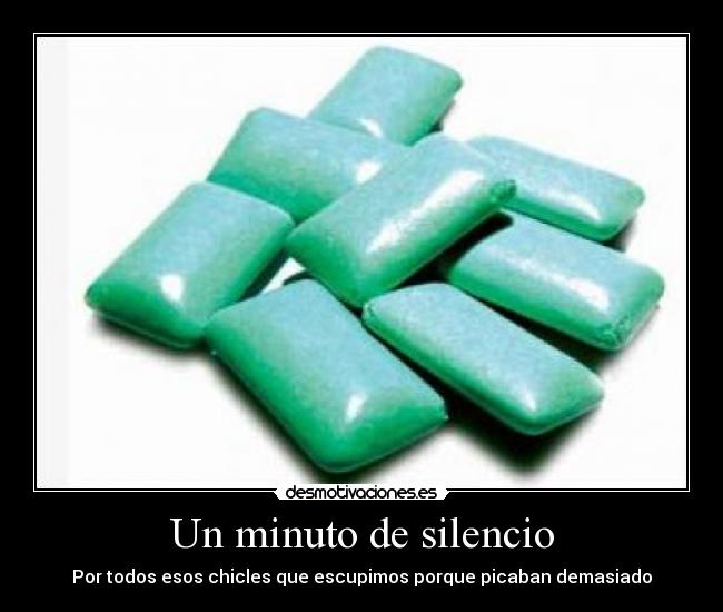 Un minuto de silencio -