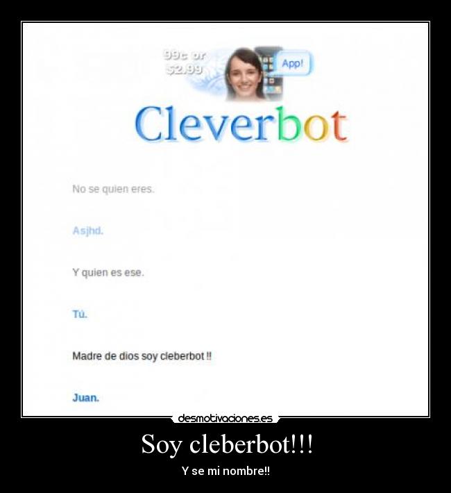 Soy cleberbot!!! - Y se mi nombre!!