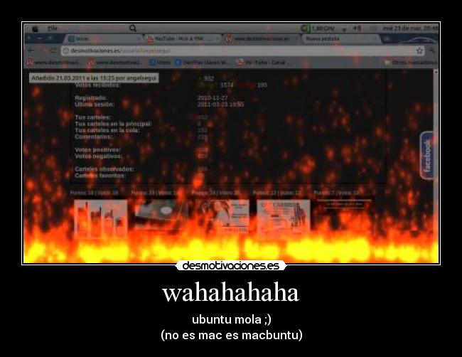wahahahaha - ubuntu mola ;)
(no es mac es macbuntu)