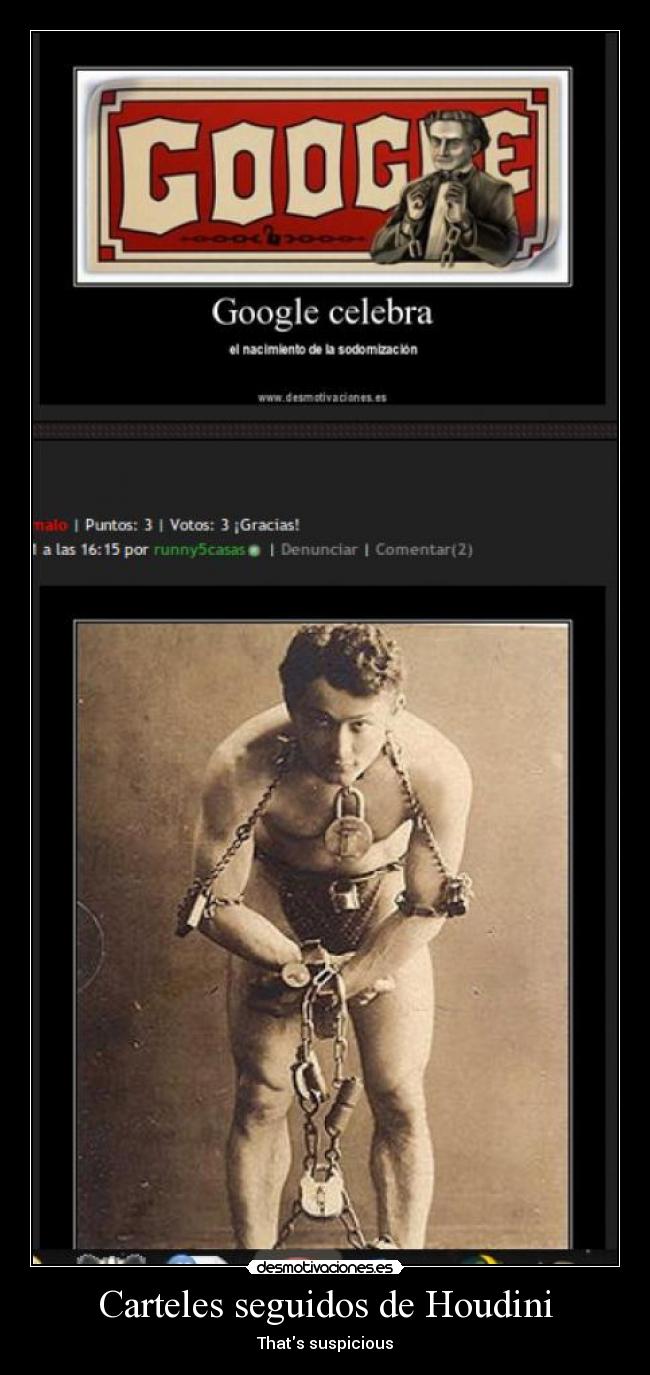 Carteles seguidos de Houdini - Thats suspicious