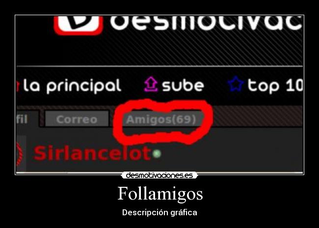 Follamigos - Descripción gráfica