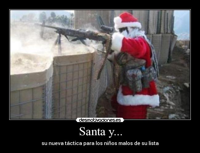Santa y... - su nueva táctica para los niños malos de su lista
