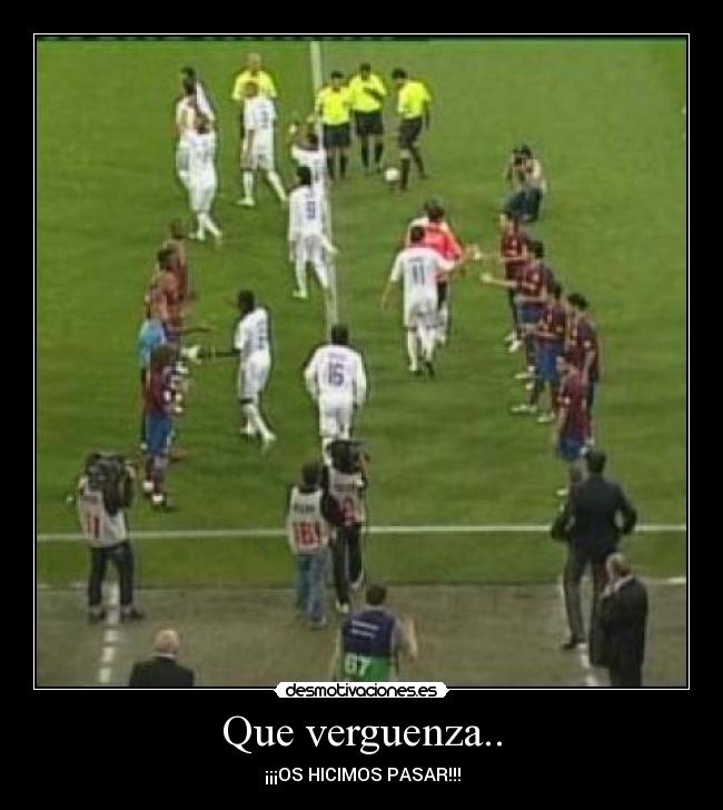 Que verguenza.. -
