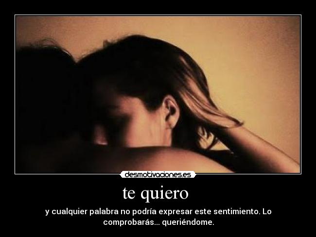 te quiero -