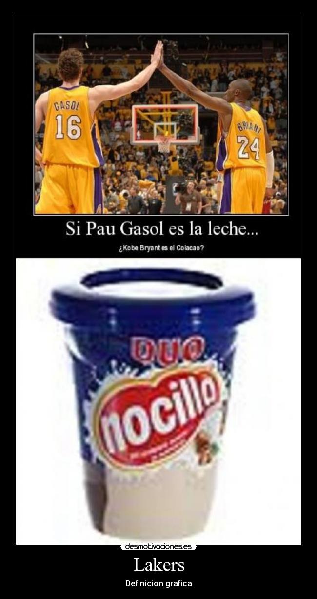 carteles lakers desmotivaciones