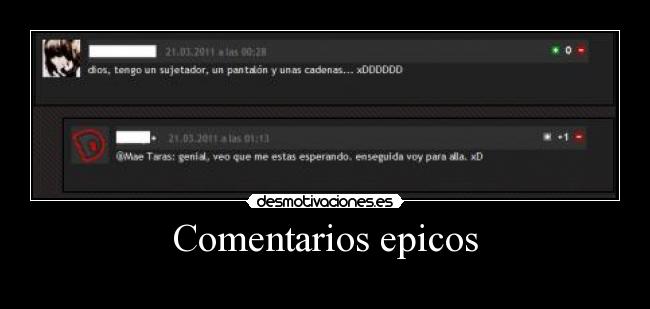 Comentarios epicos - 