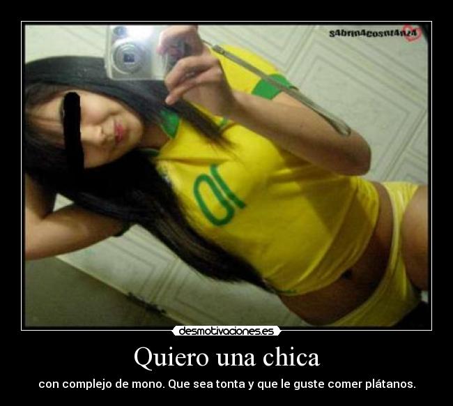 Quiero una chica -