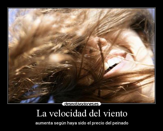La velocidad del viento - 