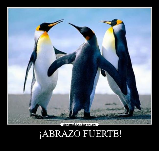 ¡ABRAZO FUERTE! -