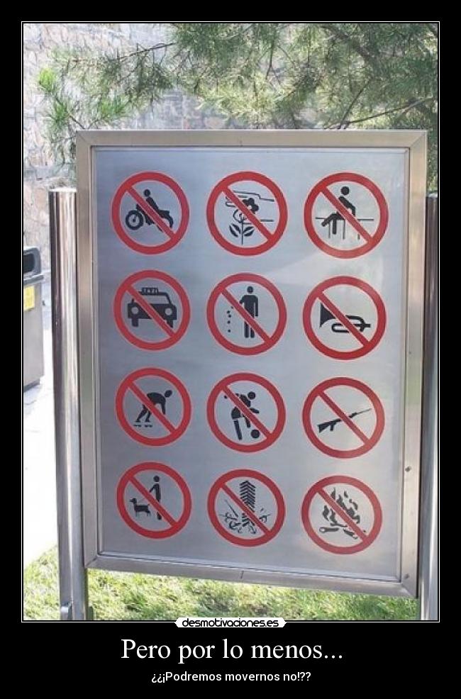 Pero por lo menos... -