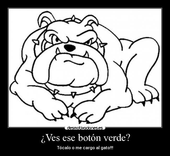 ¿Ves ese botón verde? - 