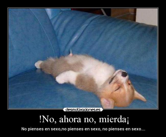 !No, ahora no, mierda¡ - 