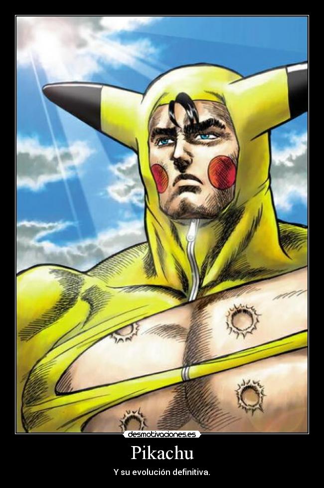 Pikachu - Y su evolución definitiva.