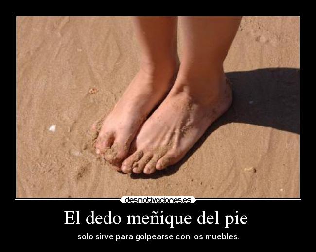 El dedo meñique del pie  - 