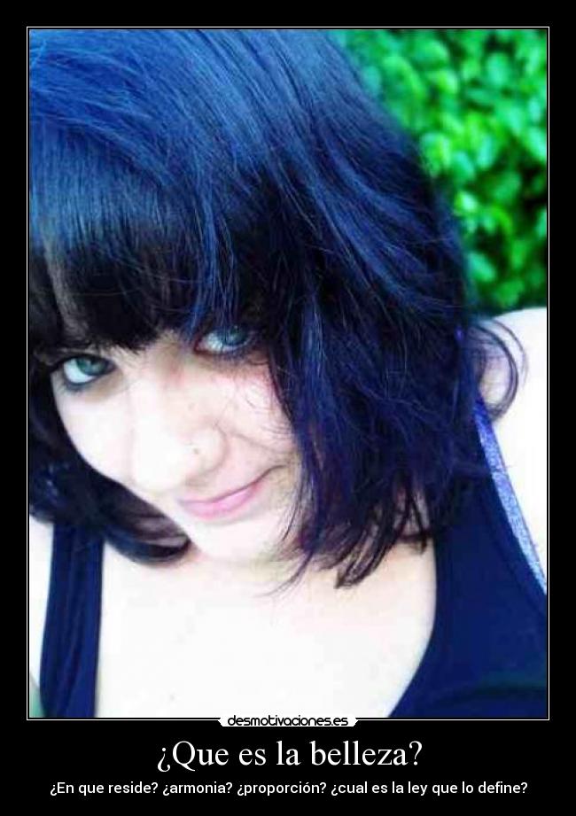 ¿Que es la belleza? -