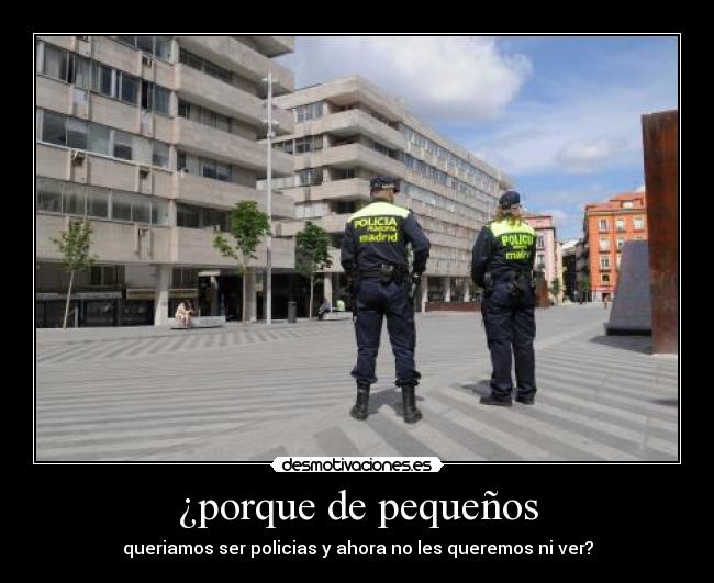 ¿porque de pequeños -