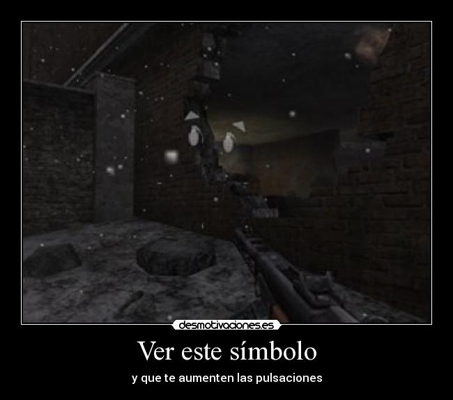 Ver este símbolo - y que te aumenten las pulsaciones