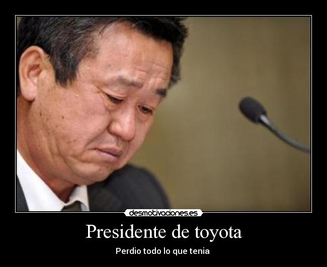 Presidente de toyota -