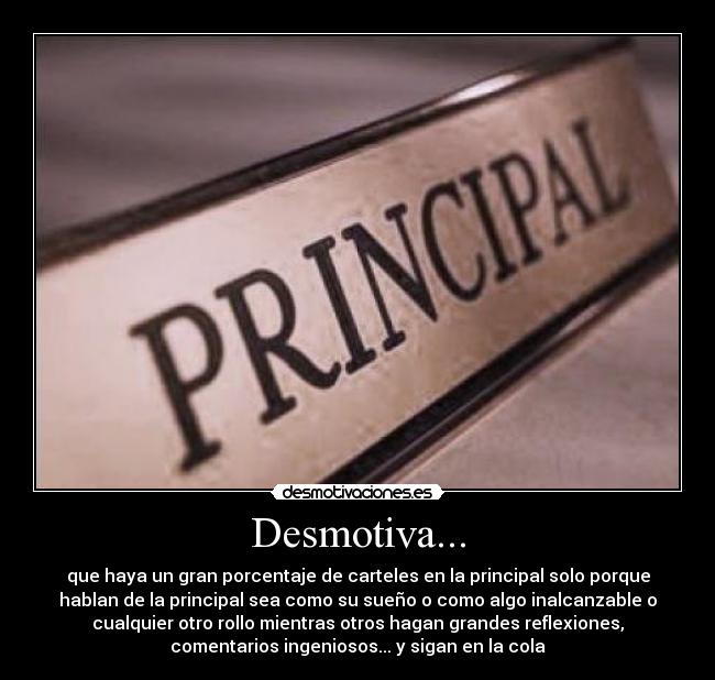 Desmotiva... -