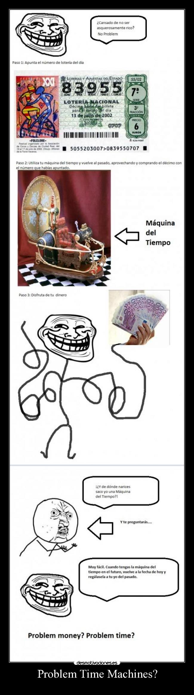 Problem Time Machines? - 